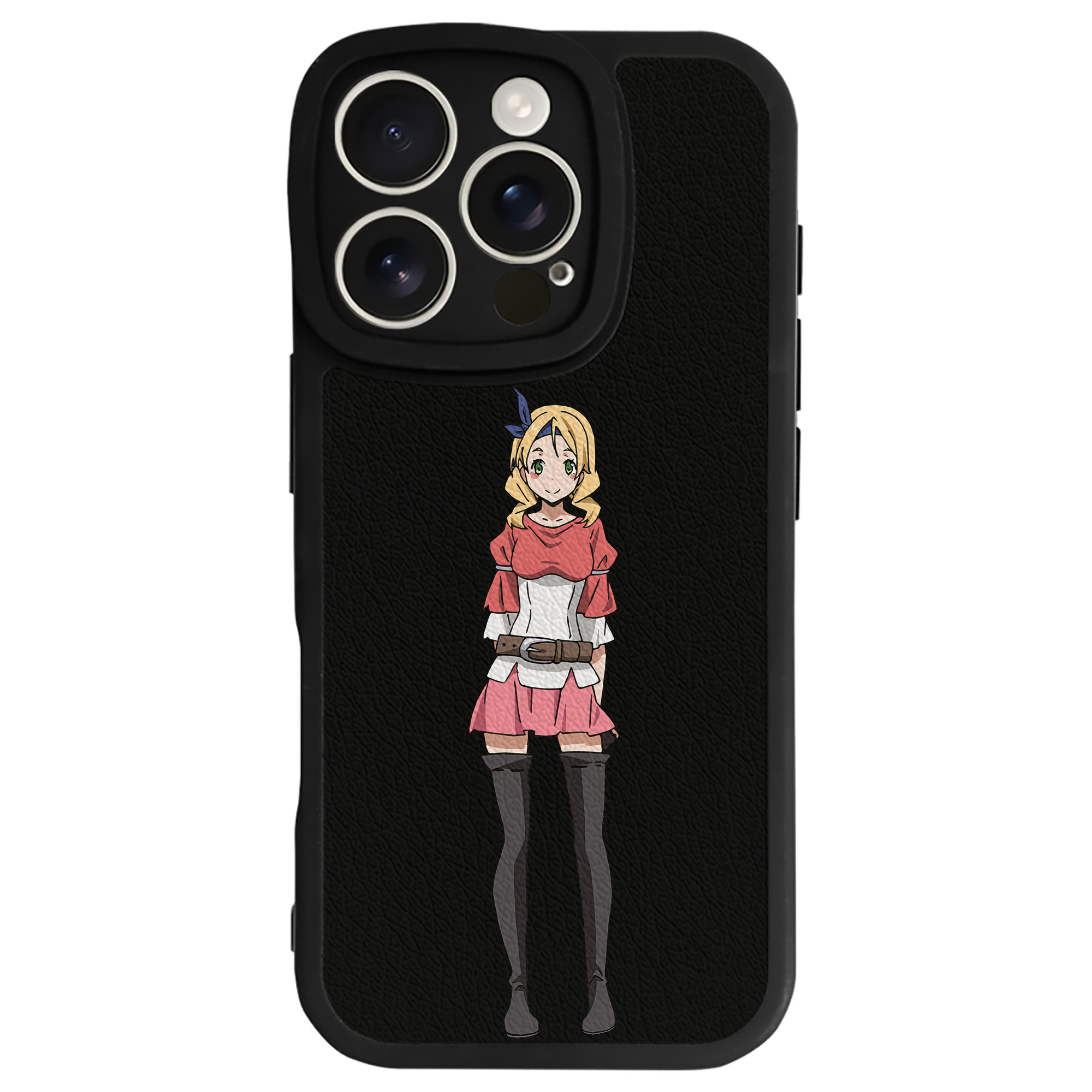 （画像用） 転スラ Regarding Reincarnated to Slime 【iPhone 16シリーズ対応】シリコンスマホケース（レザー調） 材質：シリコン